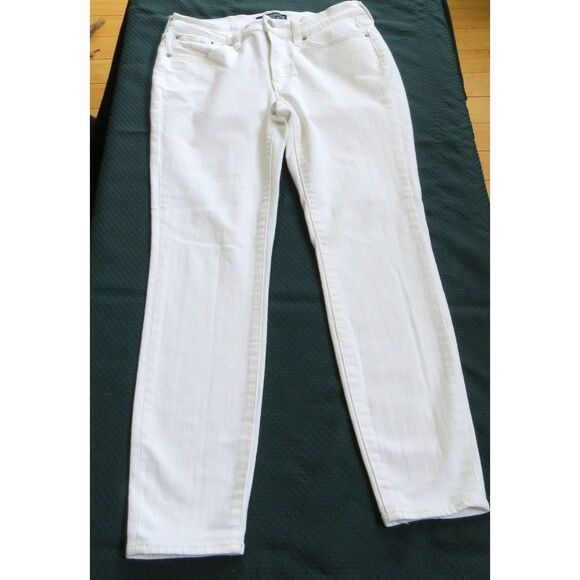 J. Crew Mercantile Women's Mid rise Skinny White Jeans 28x28  EUC - Picture 2 of 9